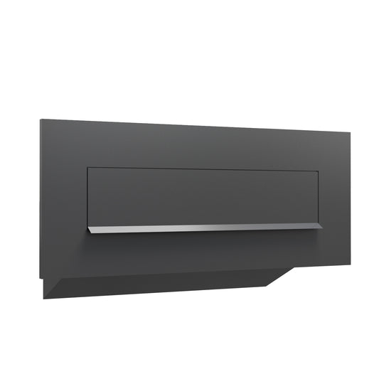 NOVA by Bravios - Modern built-in black mailbox