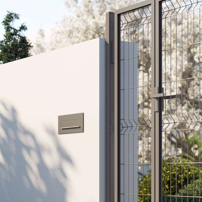 NOVA by Bravios - Modern built-in white mailbox
