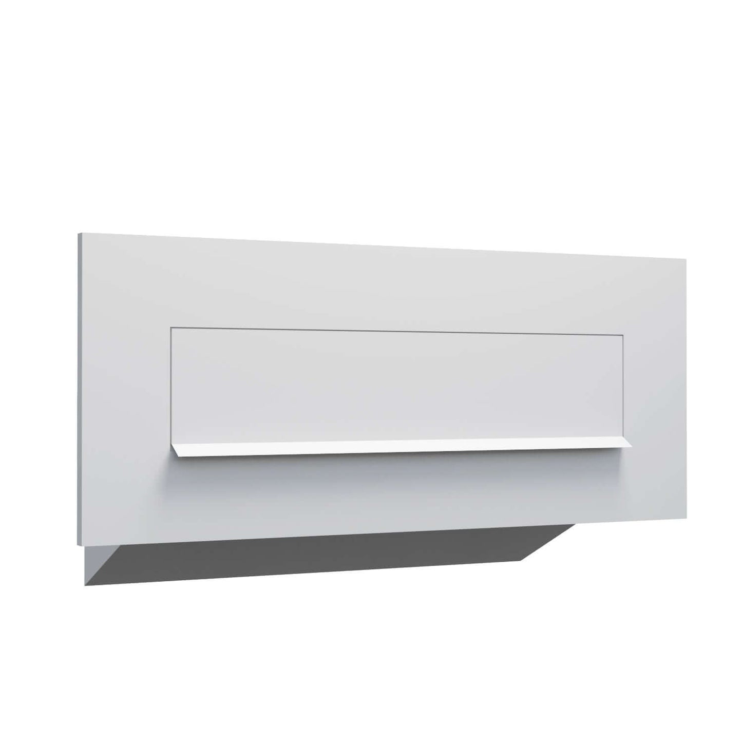 NOVA by Bravios - Modern built-in white mailbox