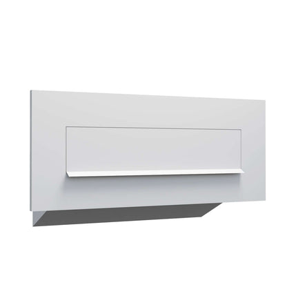 NOVA by Bravios - Modern built-in white mailbox