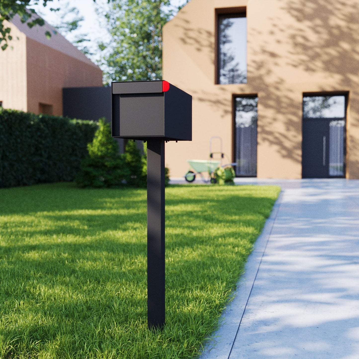 Mailbox Post for Bravios Town Square Mailbox