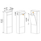 TORRENT by Bravios - Modern stand-alone black mailbox