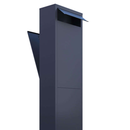 TORRENT by Bravios - Modern stand-alone black mailbox