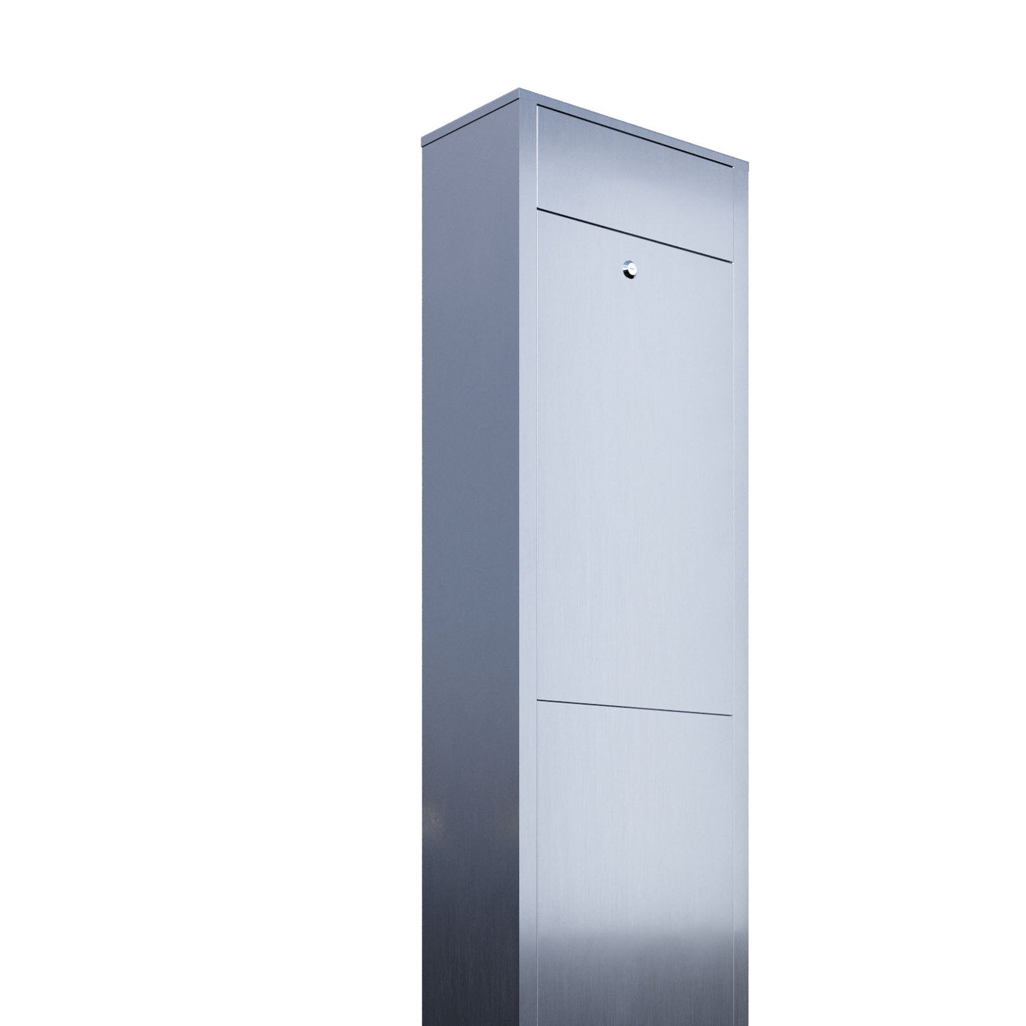 TORRENT by Bravios - Modern stand-alone stainless steel mailbox