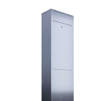 TORRENT by Bravios - Modern stand-alone stainless steel mailbox