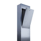 TORRENT by Bravios - Modern stand-alone stainless steel mailbox