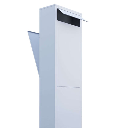 TORRENT by Bravios - Modern stand-alone white mailbox
