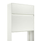 STAND VALENCIA by Bravios - Modern post-mounted white mailbox