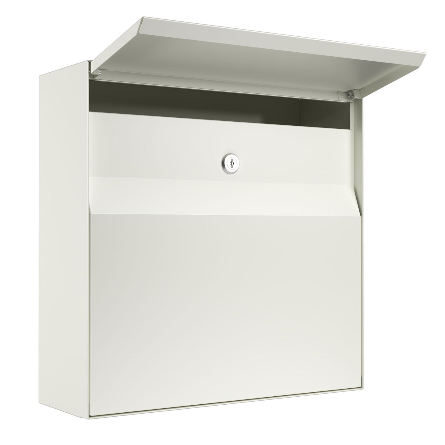 Valencia by Bravios - Modern wall-mounted white mailbox