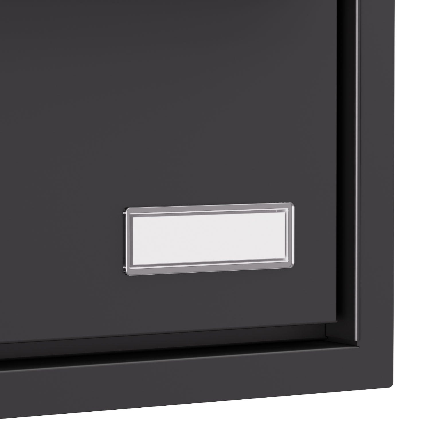 Built-in mailbox EINDHOVEN for 1 has a customizable nameplate for each unit