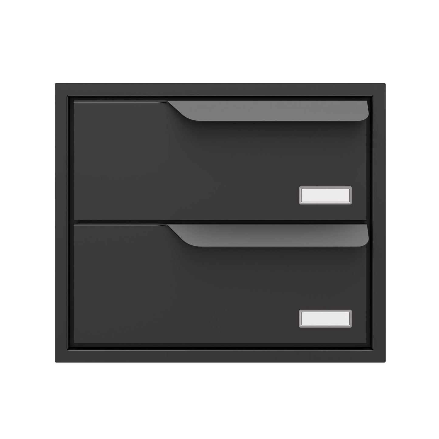 Built-in mailbox EINDHOVEN for 2 for multi-unit properties in front view