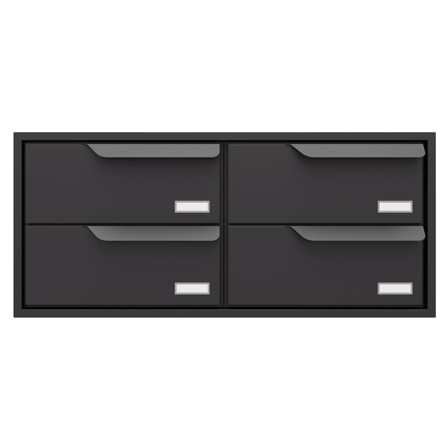 Built-in mailbox EINDHOVEN by Bravios for multi-unit properties in front view