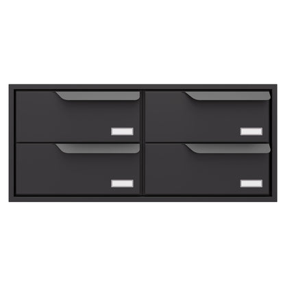 Built-in mailbox EINDHOVEN by Bravios for multi-unit properties in front view