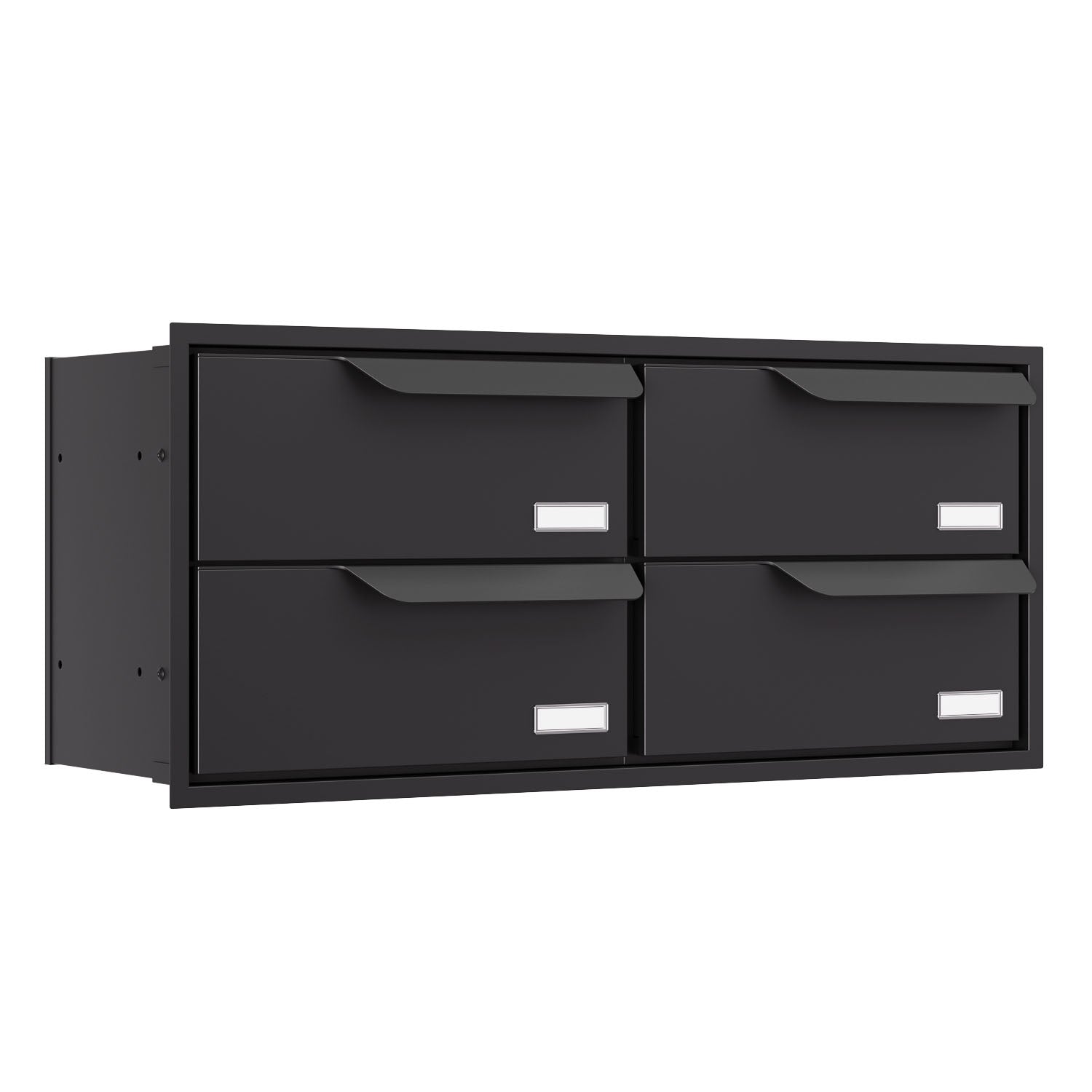 Built-in mailbox EINDHOVEN by Bravios for multi-unit properties in profile view