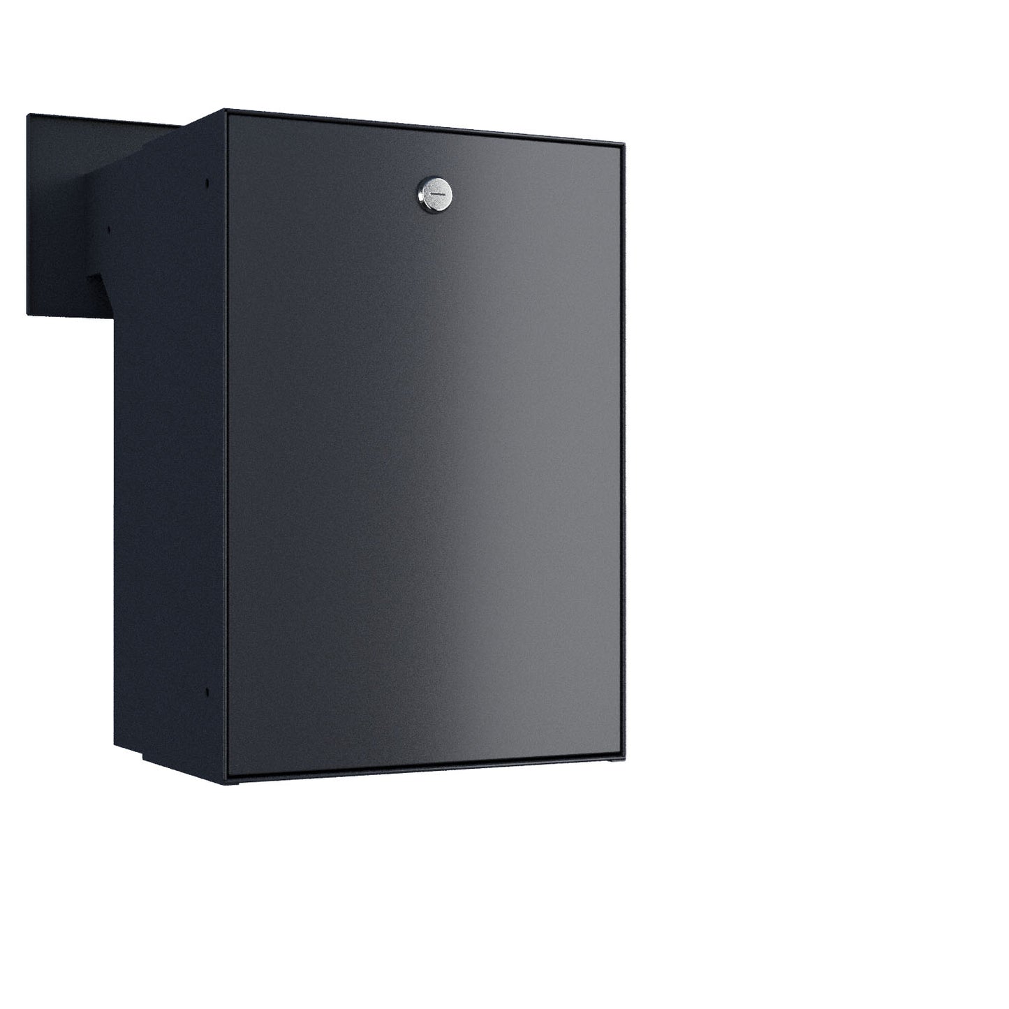 Built-In Mailbox - Custom Mailbox Insert - SUPER NOVA by Bravios featuring a sleek black design.