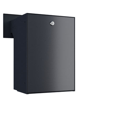 Built-In Mailbox - Custom Mailbox Insert - SUPER NOVA by Bravios featuring a sleek black design.