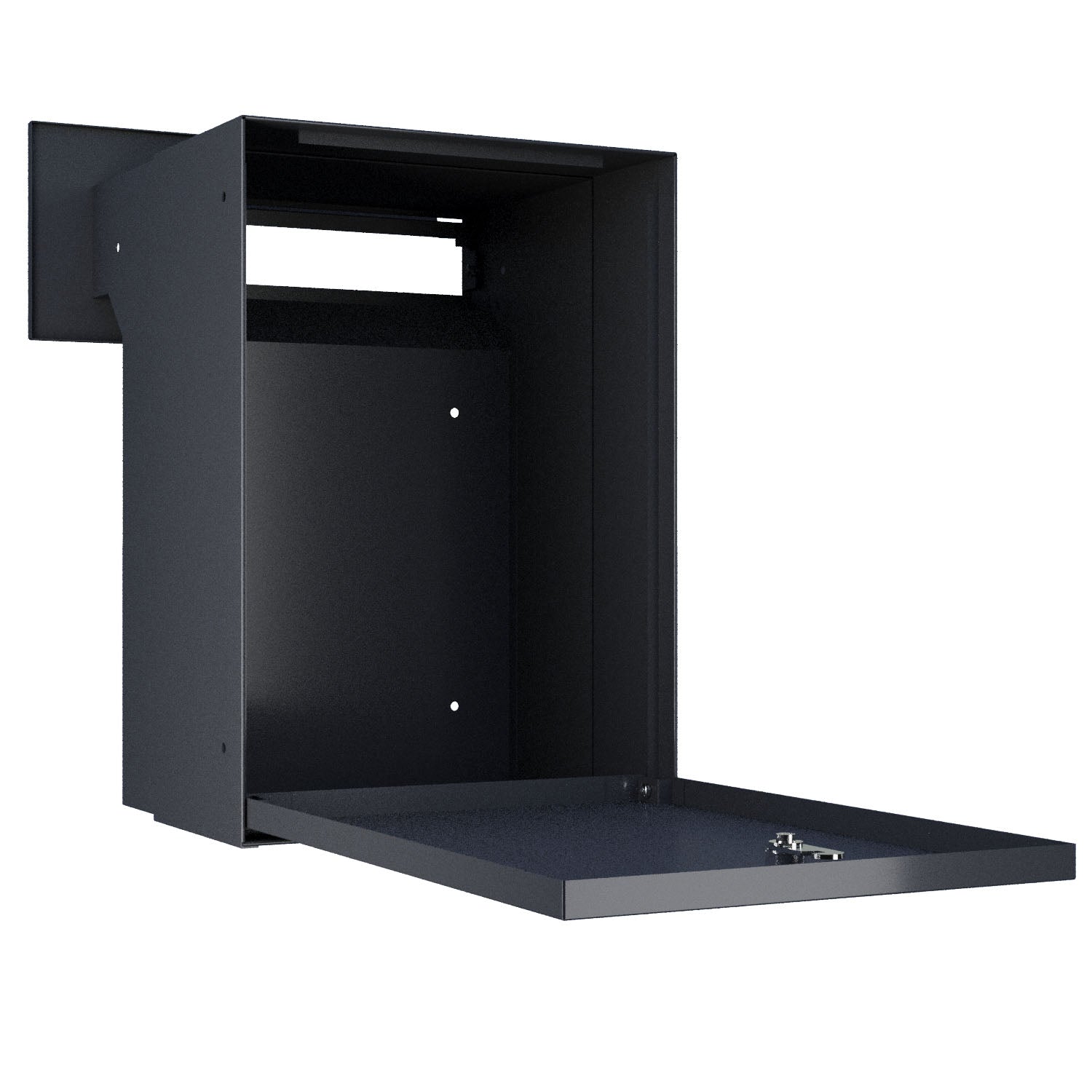 Built-In Mailbox - Custom Mailbox Insert - SUPER NOVA by Bravios showing a secure locking mailbox with streamlined design.