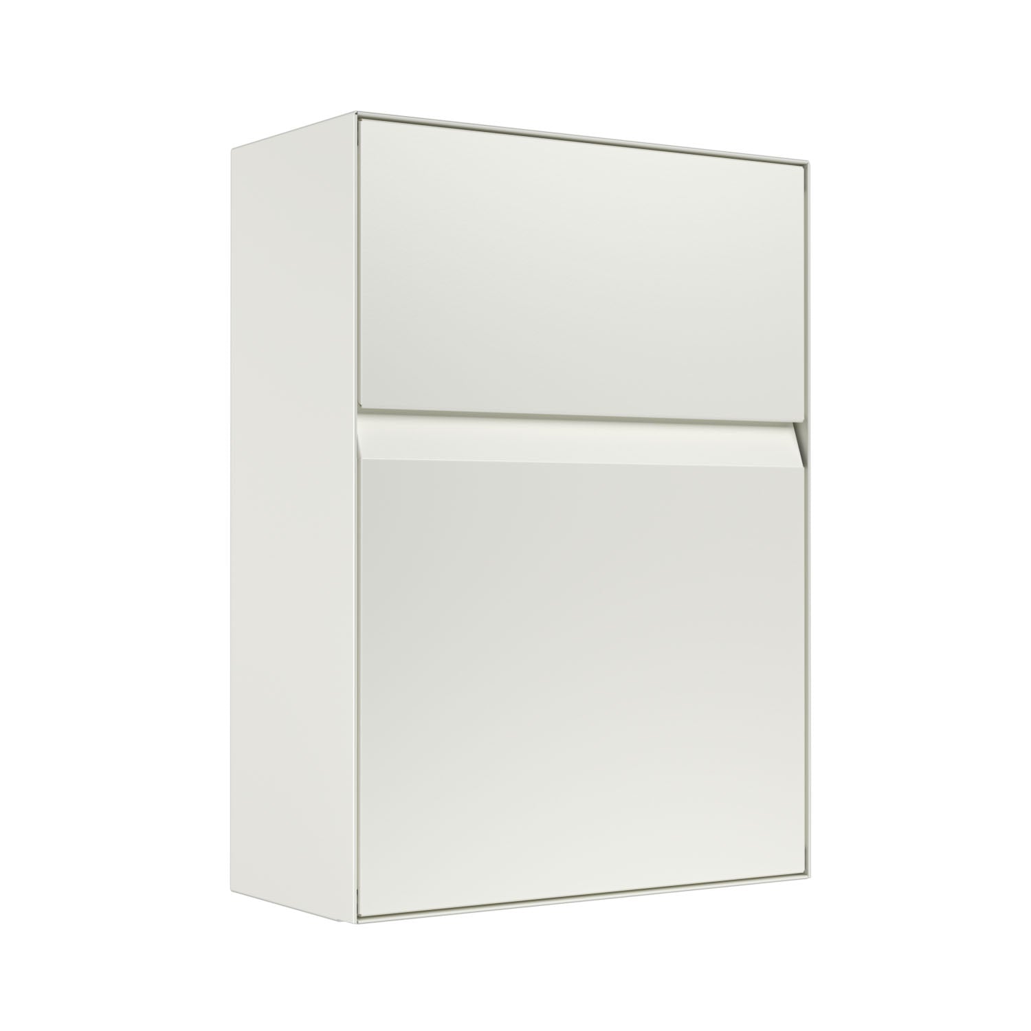 Wall-mounted mailbox - LEON by Bravios in White, featuring a sleek and modern design for versatile use.