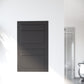 SORA 2 - Contemporary built-in mailbox in anthracite and stainless steel