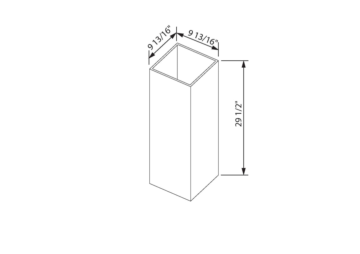 SKINNY PILLAR - Contemporary, designer planter in high durability colors