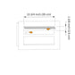 COMO 2 by Bravios - Modern built-in black mailbox