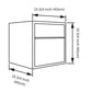 SOPRANO 2 by Bravios - Modern post-mounted 2-unit black mailbox