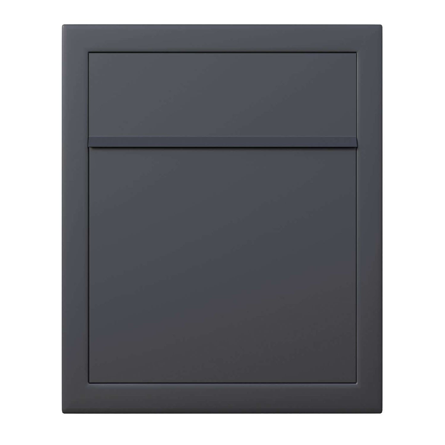 BASE by Bravios - Modern wall-mounted anthracite mailbox