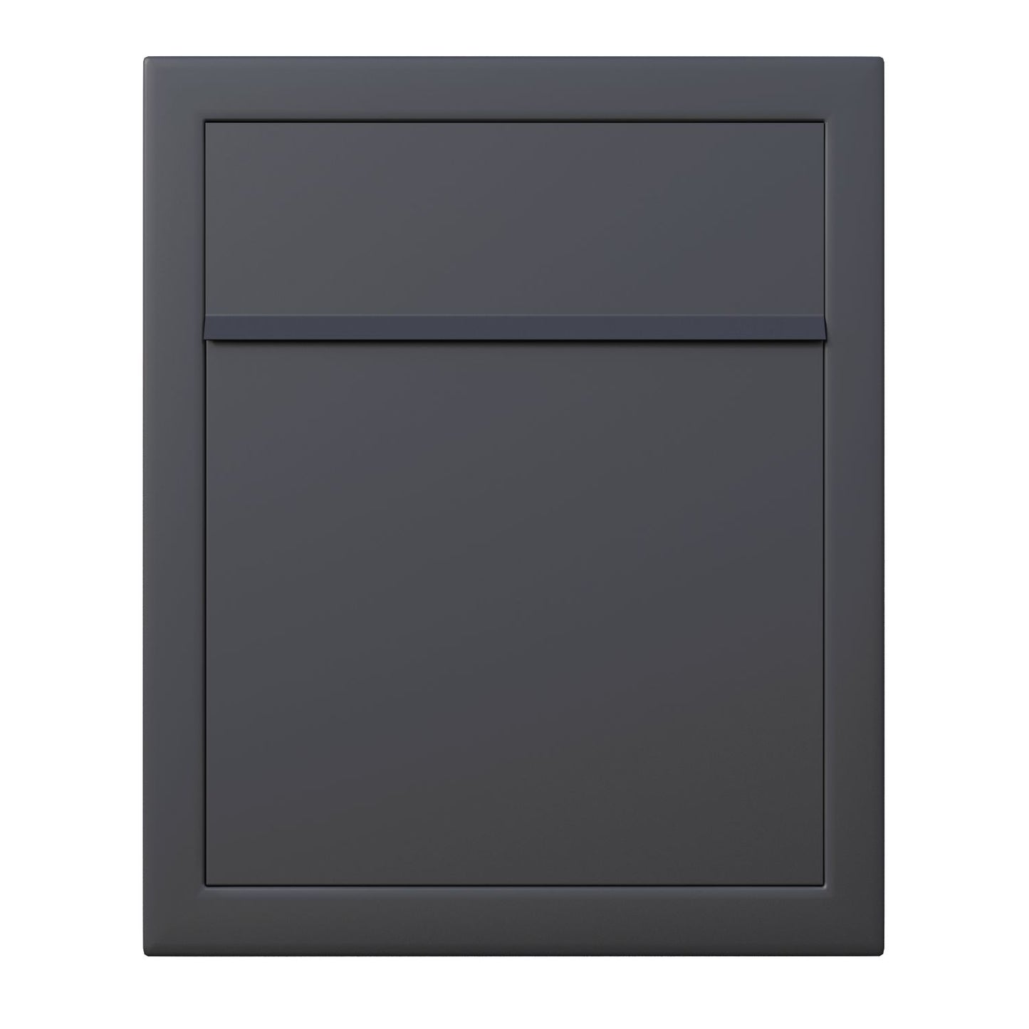 BASE by Bravios - Modern wall-mounted anthracite mailbox