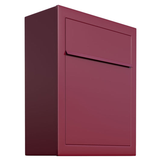 BASE by Bravios - Modern wall-mounted red mailbox