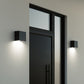MAXI QUATRO - Contemporary, designer LED outdoor wall light in high durability colors