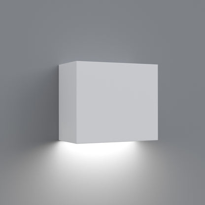 MAXI QUATRO - Contemporary, designer LED outdoor wall light in high durability colors