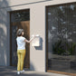 MANHATTAN by Bravios - Wall-mounted stainless steel mailbox with translucent white front panel