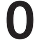 House Numbers by Bravios in black (stainless steel)