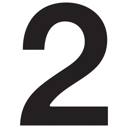 House Numbers by Bravios in black (stainless steel)