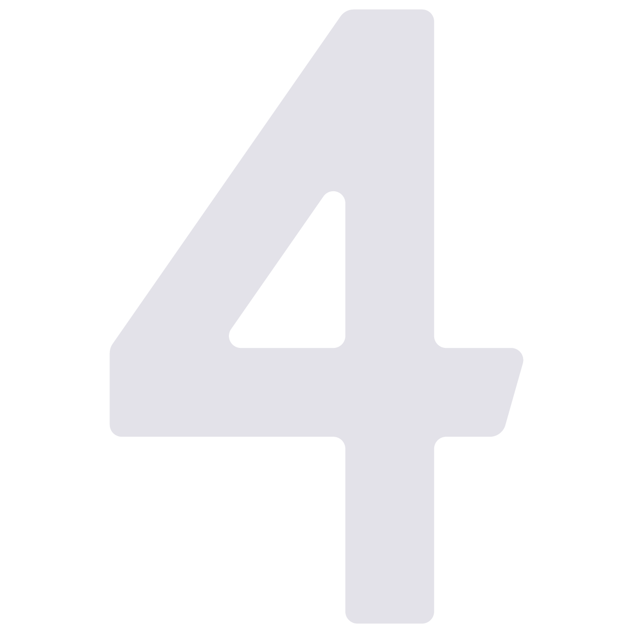 Adhesive street numbers for mailboxes in white