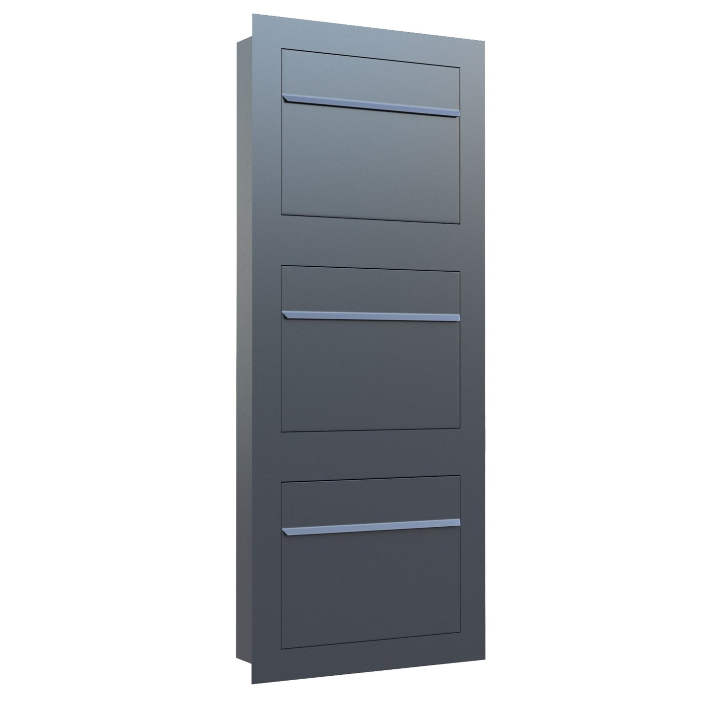 SORA 3 - Contemporary built-in mailbox in anthracite