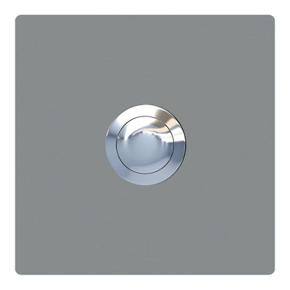 QUADRAT – Contemporary stainless-steel door bell in black, gray, white or brushed stainless steel