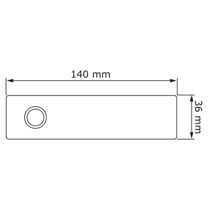 OBLONG – Contemporary stainless-steel door bell