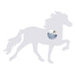 PFERD "Islandpferd" - Horse-shaped stainless steel door bell