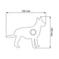 HUND "Emma" – German Shepard dog-shaped stainless-steel door bell