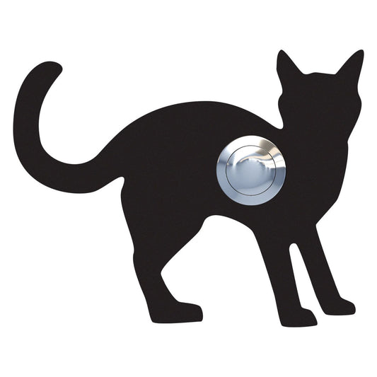 KATZE "Leo" – Cat shaped stainless-steel door bell
