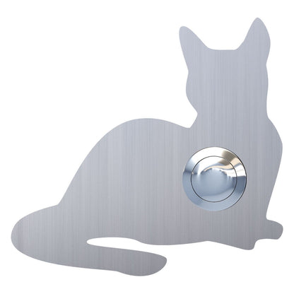 KATZE "Kitty" – Cat shaped stainless-steel door bell