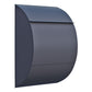 JUMBO by Bravios - Modern wall-mounted anthracite mailbox