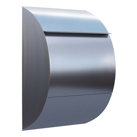 JUMBO by Bravios - Modern wall-mounted stainless steel mailbox