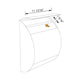 JUMBO by Bravios - Modern wall-mounted anthracite mailbox
