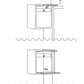 SOPRANO by Bravios - Modern post-mounted stainless steel mailbox