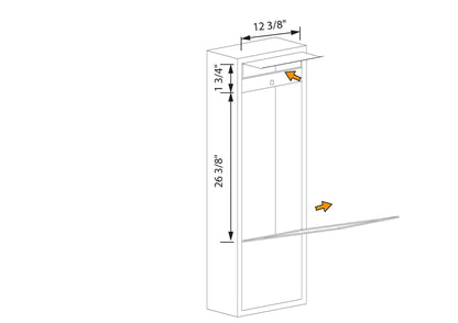 BIG BOX by Bravios - Modern stand-alone white mailbox