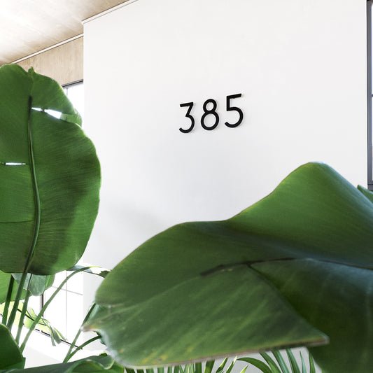 House Numbers by Bravios in black