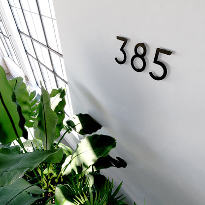 House Numbers by Bravios in black