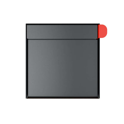 TOWN SQUARE Mailbox by Bravios - Large capacity anthracite mailbox (without post)